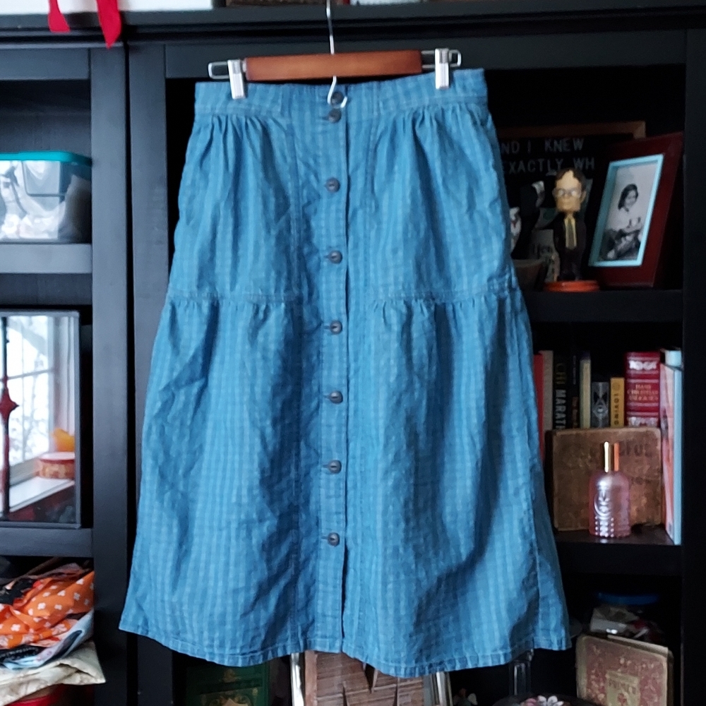 Madewell Blue Skirt